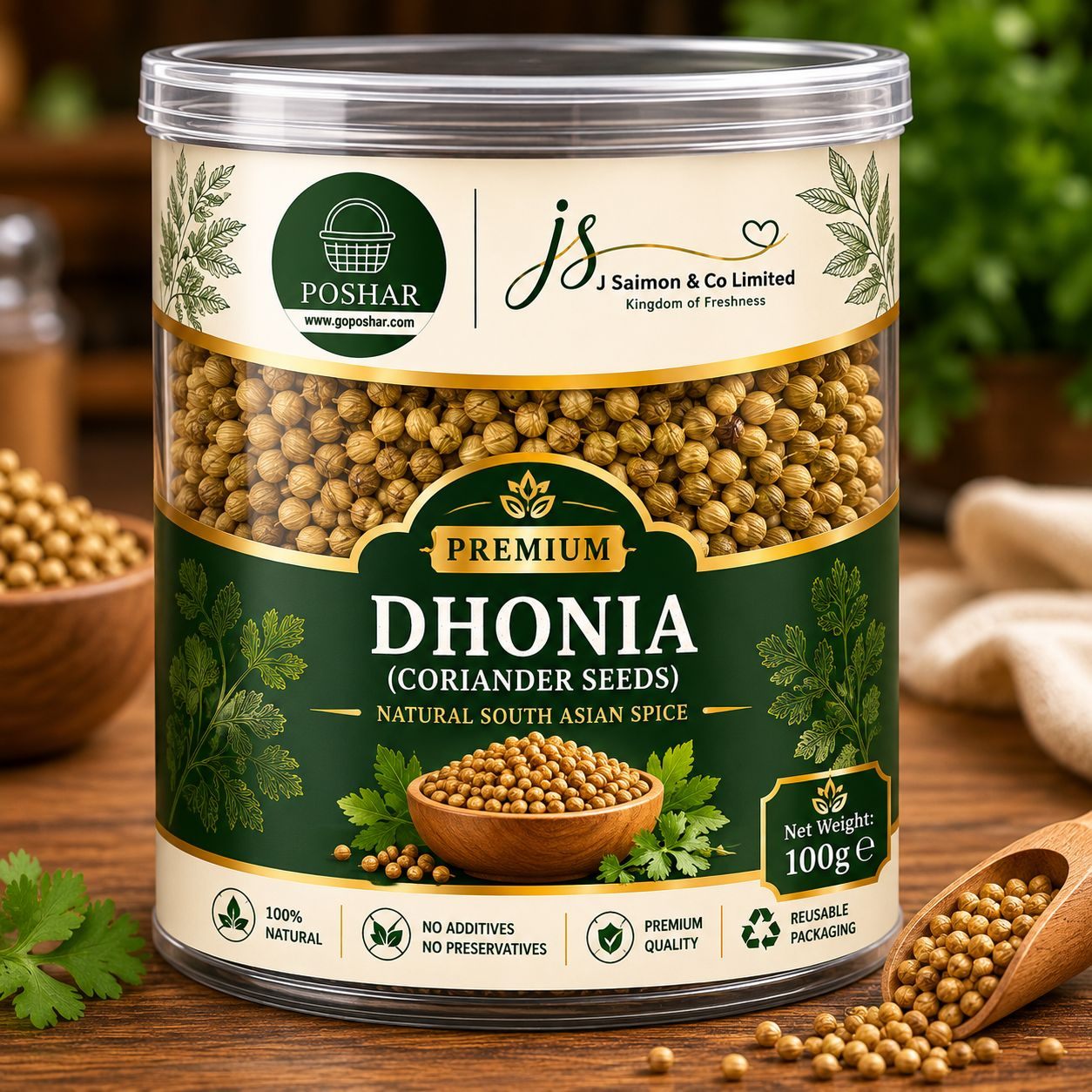 Premium Dhonia packaged product